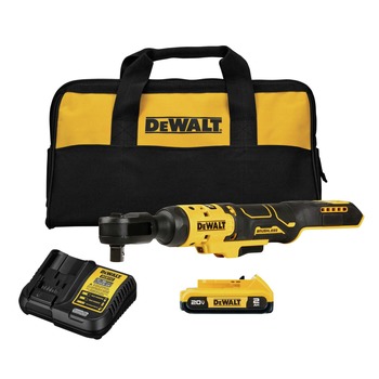 CORDLESS RATCHETS | Dewalt 20V MAX ATOMIC Brushless Lithium-Ion 1/2 in. Cordless Ratchet Kit (2 Ah) - DCF512D1