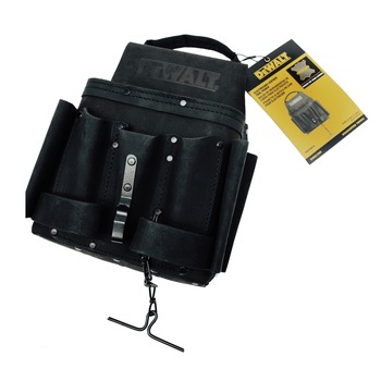 TOOL BELTS | Dewalt Electrician Leather Tool Pouch - DWST550114
