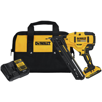 POWER TOOLS | Factory Reconditioned Dewalt 20V MAX XR 15 Gauge Cordless Angled Finish Nailer - DCN650D1R