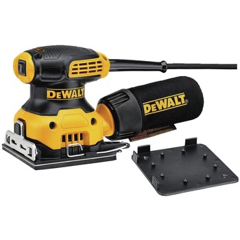 SANDERS AND POLISHERS | Factory Reconditioned Dewalt 2.3 Amp 1/4 Sheet Corded Palm Grip Sander - DWE6411R
