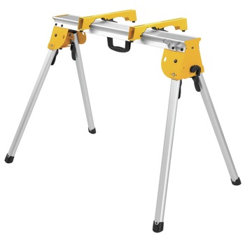 POWER TOOL ACCESSORIES | Factory Reconditioned Dewalt 11 in. x 36 in. x 32 in. Heavy Duty Work Stand with Miter Saw Mounting Brackets - Silver/Yellow - DWX725BR